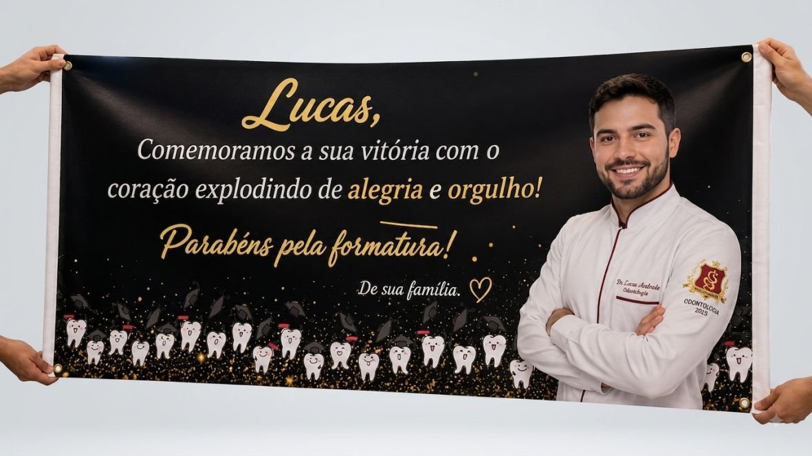 Banner em lona produzido pela Ápice Digital em Divinópolis