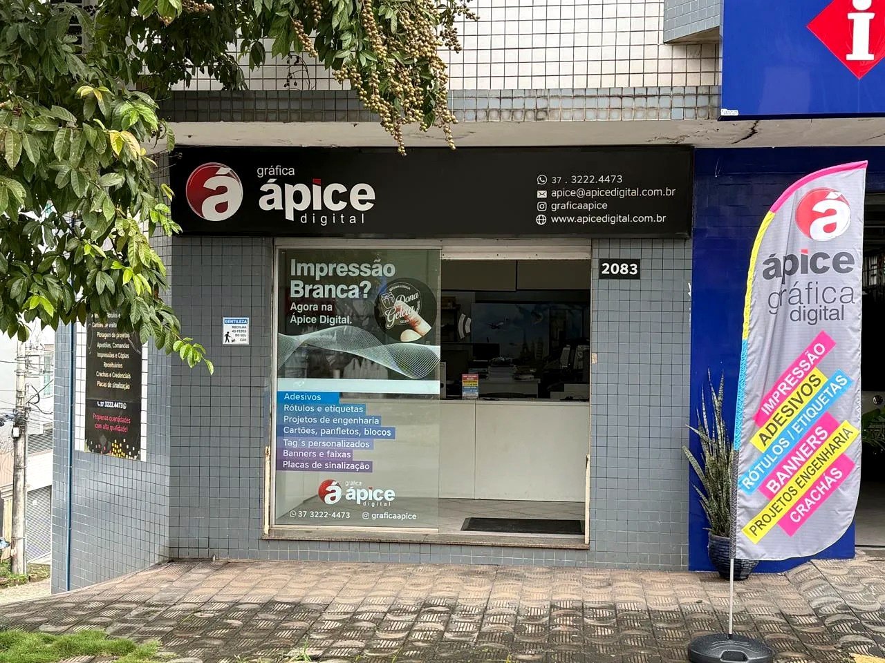 Fachada da Ápice Digital em Divinópolis
